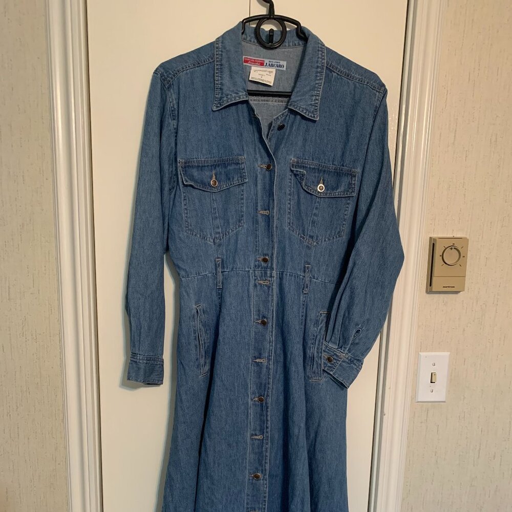 Vintage Jean Dress - Medium Blue